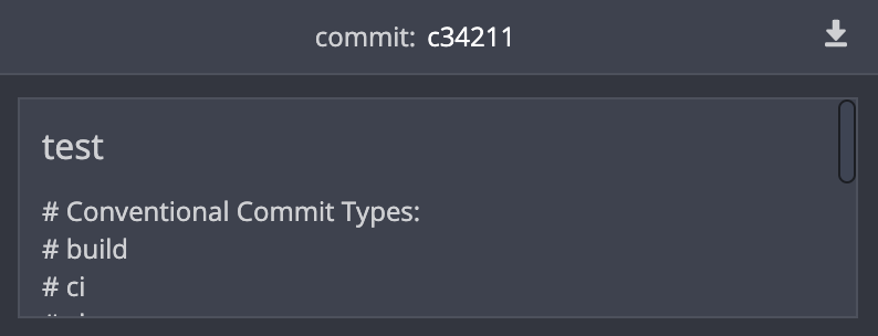 try a commit